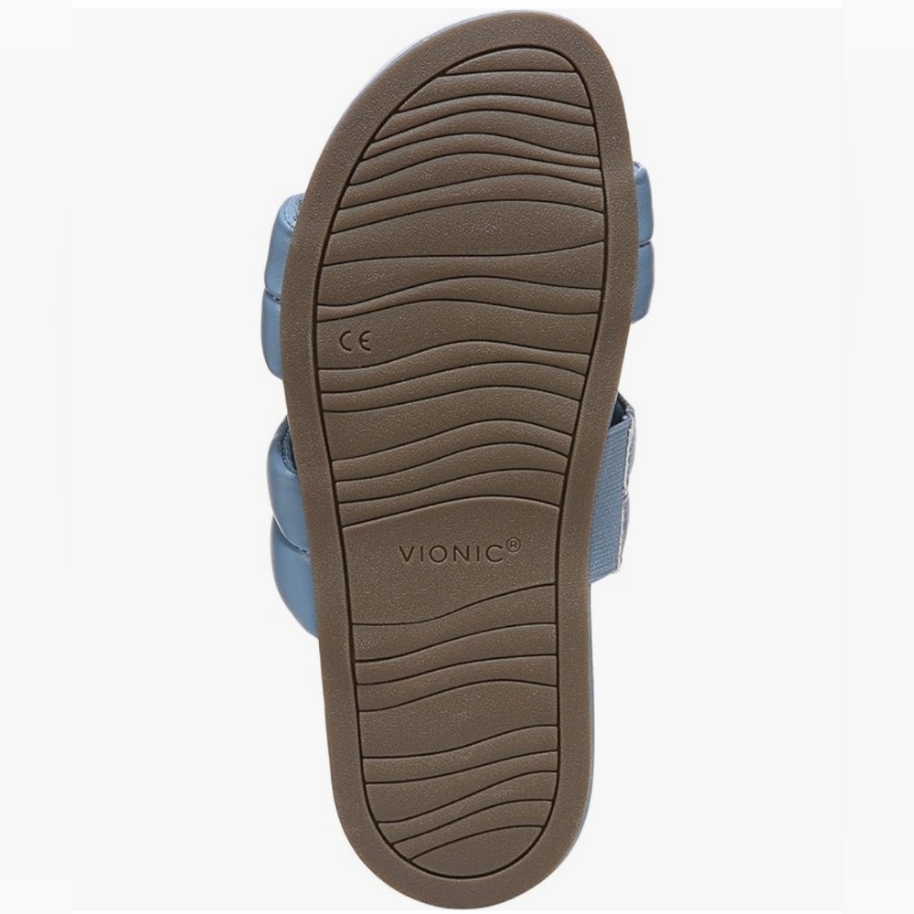 Vionic Women's Safari Mayla Slide Sandal ~BLUE ~SIZE 6 **NEW - Picture 4 of 10